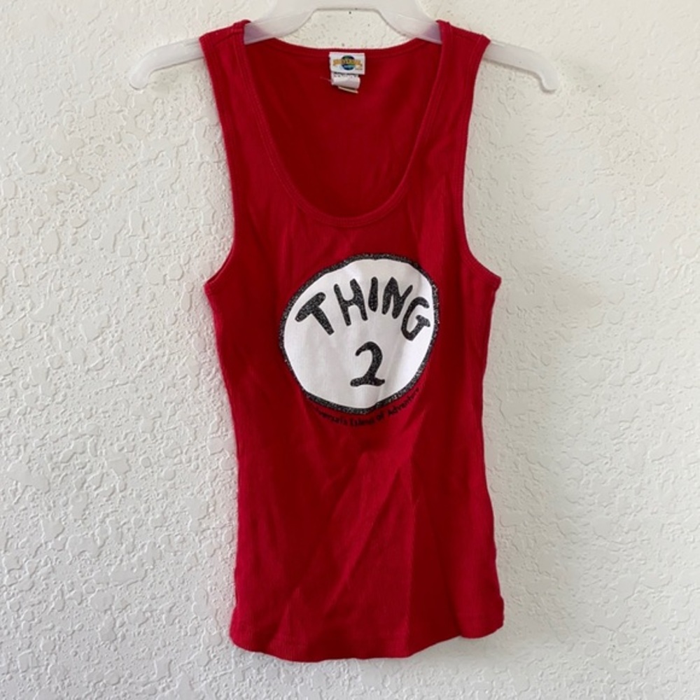 ✅Girls Universal Studios Thing 2 Tank Top Size XL